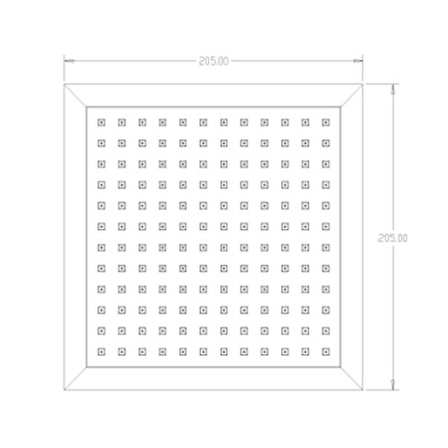 Tema Quadro Banyo Tepe Duş Başlığı Başlık Kireç Kırıcılı Sistem