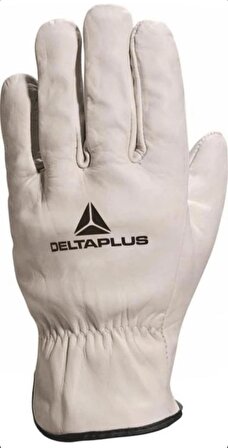 Delta Plus FBN49 Beyaz Deri Iş Eldiveni Argon Kaynak / Driver Sürücü Eldiveni