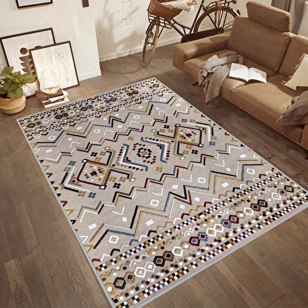 Dijital Baskı Yıkanabilir Kaymaz Taban Salon Halısı Ve Yolluk RVG0557