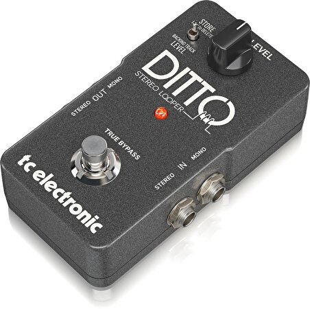 Tc Electronic Ditto Stereo Looper Stereo G/Ç ve Döngü İçe/Dışa Aktarma özellikli Son Derece Sezgisel Döngü Pedalı