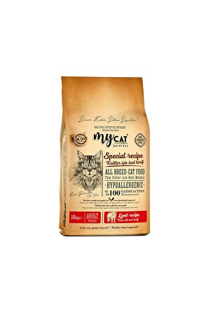 Mycat Original Hypoallergenic Kuzu Etli Kedi Maması (10kg)