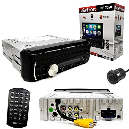 OTO TEYP INDASH 7 4X50W BT/USB/SD/FM/AUX KAMERALI NEWFRON NF-7050