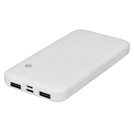 S-Link İP-G10N 10000 mAh Hızlı Şarj Powerbank Beyaz 