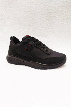 Road friend Unisex Sneaker Spor Ayakkabı Siyah-kırmızı