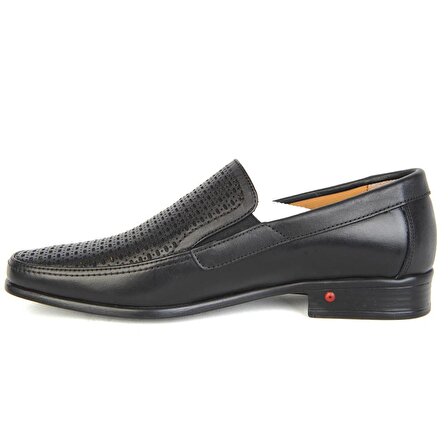 Balayk 1166 Siyah %100 Deri Günlük Erkek Klasik Ayakkabı