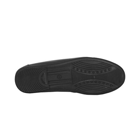 Balayk 022 Siyah Lz %100 Deri Yazlık Erkek Klasik Loafer Ayakkabı
