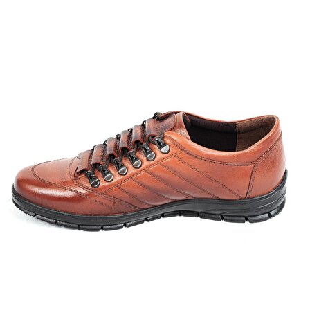 Berenni M197 Taba %100 Deri Günlük Erkek Ayakkabı