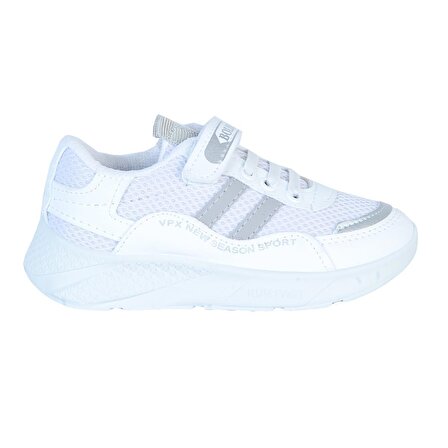 Bolimex 3520 Beyaz Anorak Yazlık Cırtlı Kız Çocuk Spor Ayakkabı
