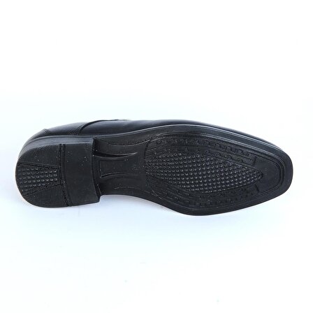 Ayakcenter ZY-20 Siyah Işık Poli %100 Deri Erkek Klasik Ayakkabı