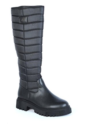 MP 232-2752ZN Siyah Kışlık Kadın Çizme Bot Ayakkabı