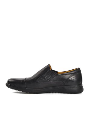 Dr.Flexer 341802 Siyah Hakiki Deri Erkek Comfort Ayakkabı