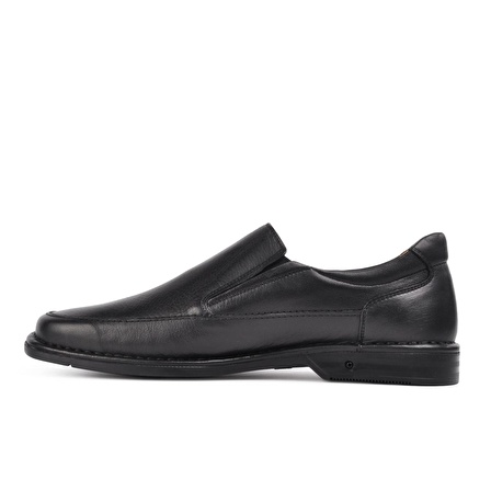 Dr.Flexer 061603 Siyah Hakiki Deri Erkek Slip On Ayakkabı