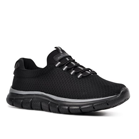 Walkway Flexible Siyah-Siyah Comfort Spor Ayakkabı