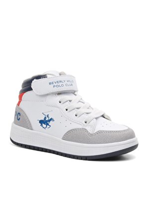 Beverly Hills Polo Club Po-10303 Beyaz Çocuk Bilek Boy Sneaker