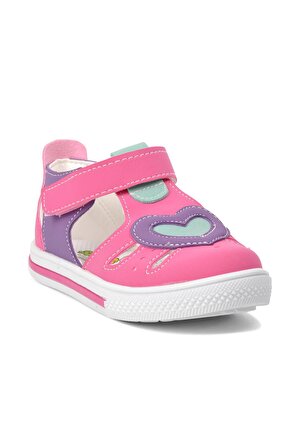 Şiringenç 210103 Fuşya-Mor Kız Bebek Yazlık Ayakkabı