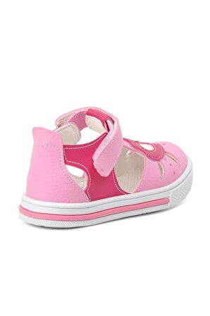 Şiringenç 210103 Pembe-Fuşya Kız Bebek Yazlık Ayakkabı