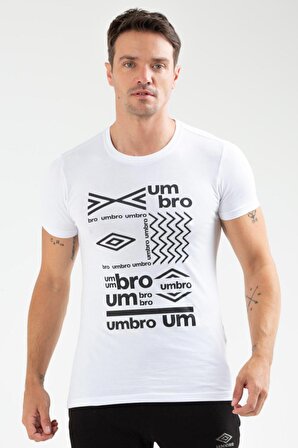 Umbro Jax TF-0133 Beyaz Erkek Tişört