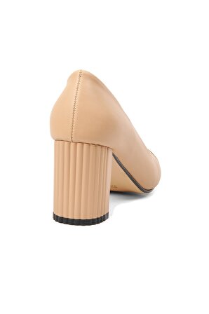 Pierre Cardin Pc-51203 Krem Kadın Topuklu Ayakkabı