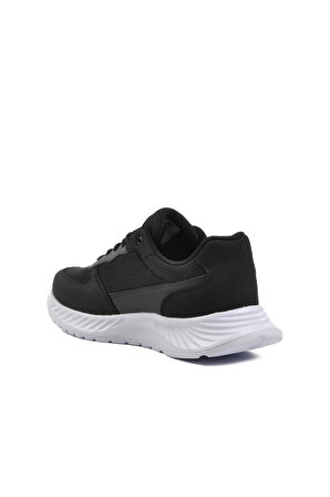 Walkway Troyes Siyah-Beyaz Fileli Erkek Spor Ayakkabı