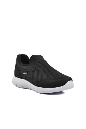 Walkway Pest Siyah-Beyaz Fileli Comfort Erkek Spor Ayakkabı
