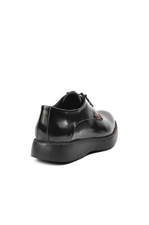Ayakmod Premium 2310 Parlak Siyah Hakiki Deri Erkek Casual Ayakkabı