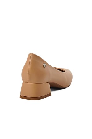 Pierre Cardin PC-52276 Bej Kadın Topuklu Ayakkabı