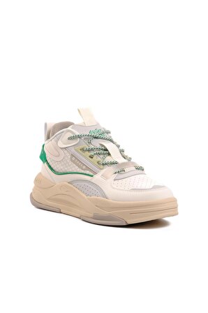 Erke 11123101012 Beyaz-Yeşil Erkek Hi Sneaker