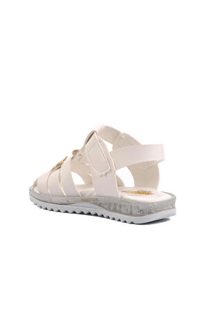 Ayakmod Arz 9100-B Beyaz Bebek Sandalet