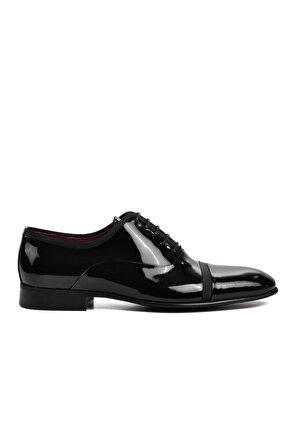 Pierre Loti 0089 Siyah Rugan İçi Dışı Hakiki Deri Erkek Klasik Ayakkabı