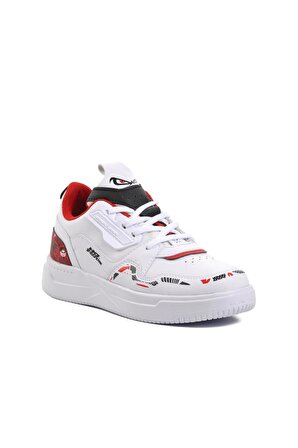 No Fear Nfr-1001 Beyaz-Kırmızı Unisex Sneaker