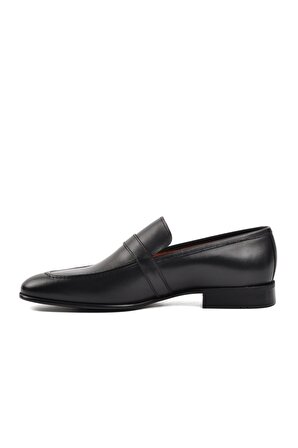 Pierre Loti 0223 Siyah İçi Dışı Hakiki Deri Erkek Klasik Ayakkabı