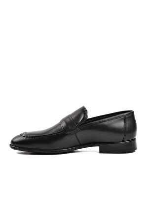 Pierre Loti 1009 Siyah İçi Dışı Hakiki Deri Erkek Klasik Ayakkabı