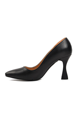 Ayakmod 462121 Siyah Kadın Topuklu Ayakkabı