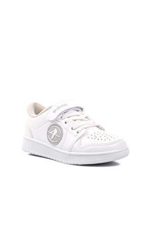 Walkway Sloga-F Beyaz-Beyaz Cırtlı Çocuk Sneaker