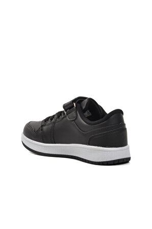 Walkway Sloga-F Siyah-Siyah-Beyaz Çocuk Sneaker