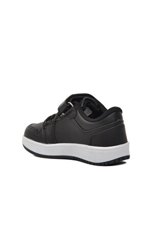 Walkway Sloga-P Siyah-Siyah-Beyaz Çocuk Spor Ayakkabı