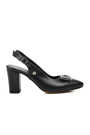 Pierre Cardin PC-53113 Siyah Kadın Topuklu Ayakkabı