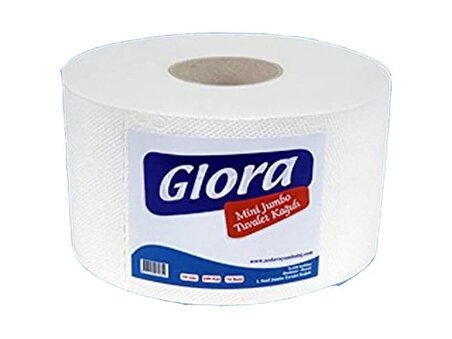 Glora Mini Jumbo Tuvalet Kağıdı 10Cm 3.5 KG 12li Koli