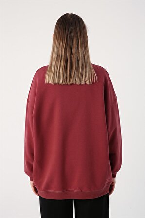 Kontrast Dikiş Detaylı Sweatshirt