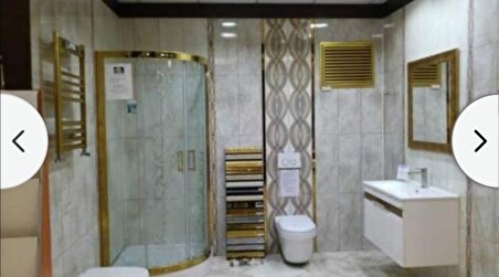 45 x 55 Alüminyum Altın Banyo Wc Havalandırma Panjur Menfez