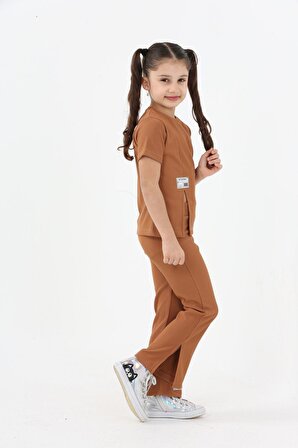 Kız çocuk mevsimlik pantolonlu alt üst takım minah-06060004