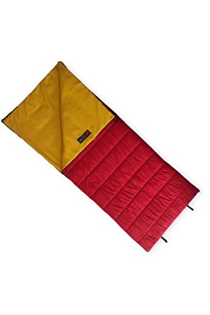 Naturecamp Oga 200 Plus Kırmızı -5 Derece Birleşebilir Yastıklı Long Uyku Tulumu