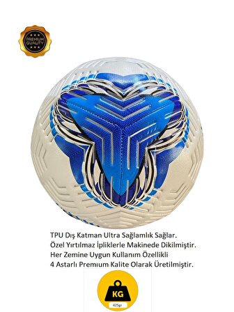 Yüksek Kaliteli Her Zemine Uygun Futbol Topu Sert Zemin Futbol Top No:5