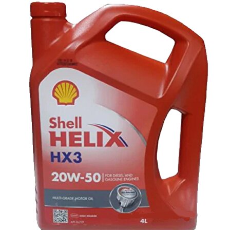 SHELL HELIX HX3 20W-50 4 LT