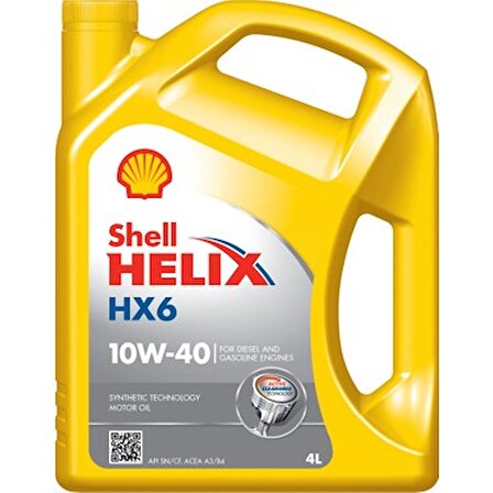 SHELL HELIX HX6 10W-40 4 LT