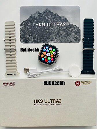 Bubitechh Hk9 Ultra 2 Gümüş Akıllı Saat