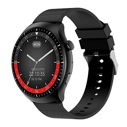 NEW WATCH 4 PRO AKILLI SAAT 1.55 INC AMOLED EKRAN ANDROID VE IOS UYUMLU SÎYAH