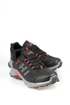 Siyah-Kırmızı Wickers Erkek Spor Ayakkabı(2501)