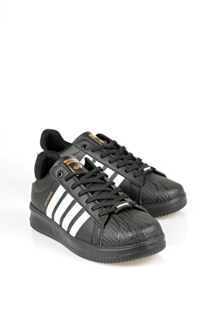 Wickers Siyah-Beyaz Erkek Spor Ayakkabı (2555)
