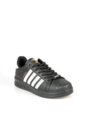 Wickers Siyah-Beyaz Erkek Spor Ayakkabı (2555)